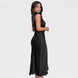 Alba - Samtige Eleganz Kleid