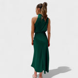 Alba - Samtige Eleganz Kleid