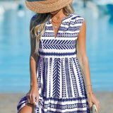 Auli - Geometrisches Sommerkleid