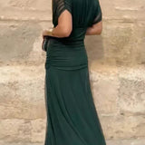 Luana - Stilvolles V-Ausschnitt Kleid