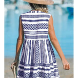 Auli - Geometrisches Sommerkleid