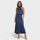 Alba - Samtige Eleganz Kleid
