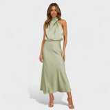 Alba - Samtige Eleganz Kleid
