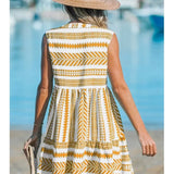 Auli - Geometrisches Sommerkleid