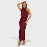 Alba - Samtige Eleganz Kleid