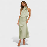 Alba - Samtige Eleganz Kleid