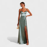 Lúcia - Lässiges Satin-Kleid