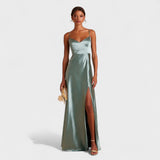 Lúcia - Lässiges Satin-Kleid
