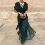 Luana - Stilvolles V-Ausschnitt Kleid