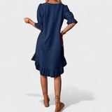 Sassa - Kleid im lässigen Schnitt mit Volants