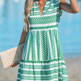 Auli - Geometrisches Sommerkleid