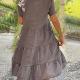 Ella - Entspannendes Sommerkleid mit V-Ausschnitt