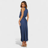 Alba - Samtige Eleganz Kleid