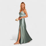 Lúcia - Lässiges Satin-Kleid