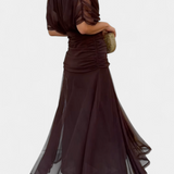 Luana - Stilvolles V-Ausschnitt Kleid