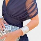 Luana - Stilvolles V-Ausschnitt Kleid