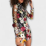 Dolores - Blumenmuster Kleid