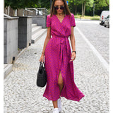 Amélia - Midi Blumenmuster Kleid