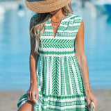 Auli - Geometrisches Sommerkleid