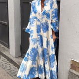 Eini - Langes Kleid mit Ärmeln