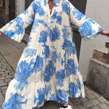 Eini - Langes Kleid mit Ärmeln