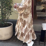 Eini - Langes Kleid mit Ärmeln