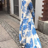 Eini - Langes Kleid mit Ärmeln