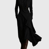 Aamu | Maxi Plissiertes Kleid