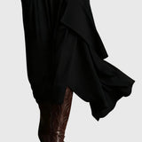 Aamu | Maxi Plissiertes Kleid