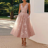 Catarina - Elegantes Midi-Kleid