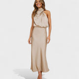 Alba - Samtige Eleganz Kleid