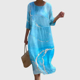 Hayley | Elegantes Blumen Maxi Kleid