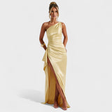 Ariel - Asymmetrisches Seidenkleid