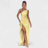 Ariel - Asymmetrisches Seidenkleid