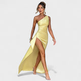 Ariel - Asymmetrisches Seidenkleid