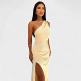 Aurélia - Langes Satin Kleid