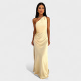 Aurélia - Langes Satin Kleid