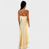 Aurélia - Langes Satin Kleid