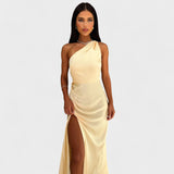 Aurélia - Langes Satin Kleid