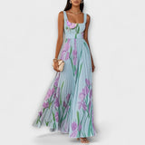 Penélope - Chiffon-Maxikleid