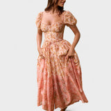 Valentina - Korallenblumen Kleid