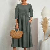 MARISSA | ELEGANTES UND FIGURENTONENDES KLEID