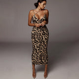 Leopardi - Sexy Enges Kleid