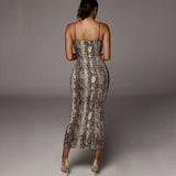 Leopardi - Sexy Enges Kleid