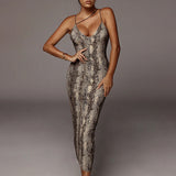 Leopardi - Sexy Enges Kleid