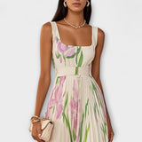 Penélope - Chiffon-Maxikleid