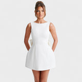 Catarina - Mini Kleid mit Perlen