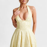 Halina - Midi Kleid mit Korsett
