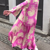 Eini - Langes Kleid mit Ärmeln