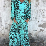 Aada - Maxi Kleid Leopardi